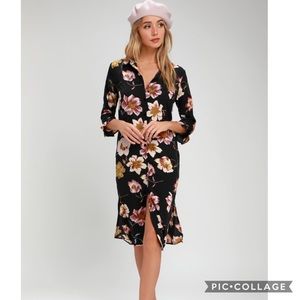 Cute Boohoo Lulus Floral Dress - Used just 2x